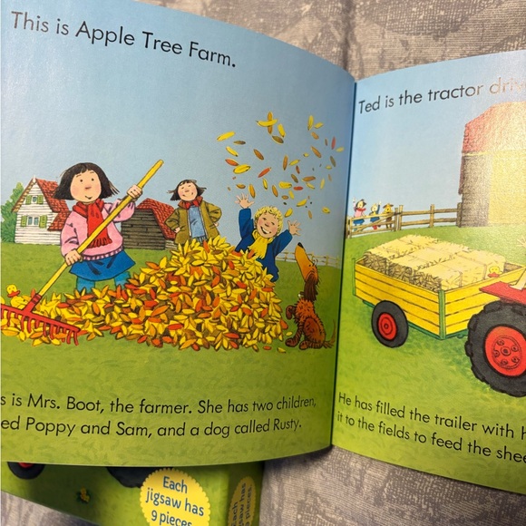 Poppy and Sam's Tractor Jigsaw Book and Puzzle Set - Picture 8 of 8